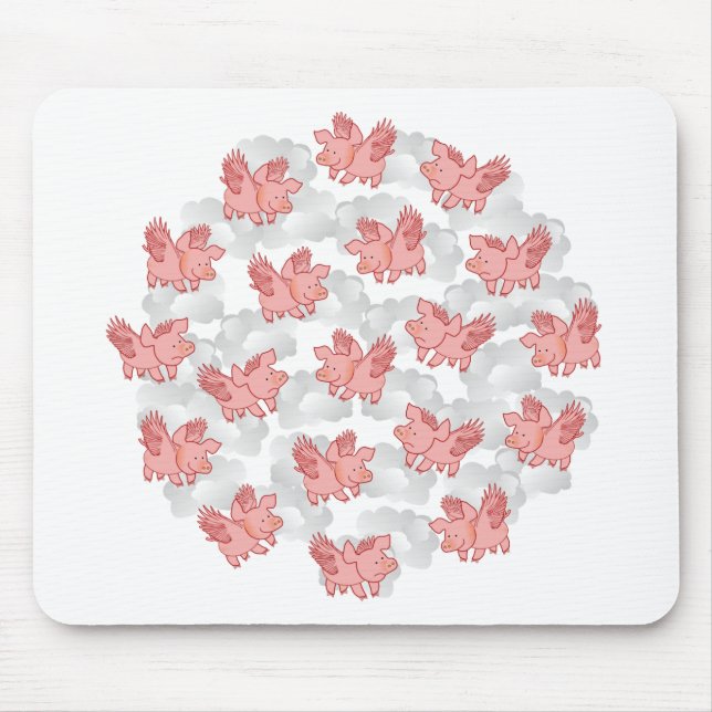 Flying Pigs mousepad (Front)