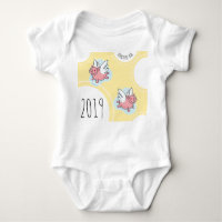 Flying Pigs New Baby born in 2019 Baby Bodysuit