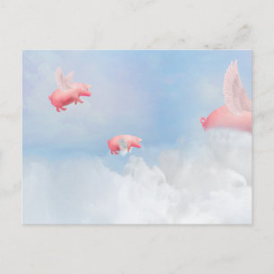 Flying Pigs Postcard