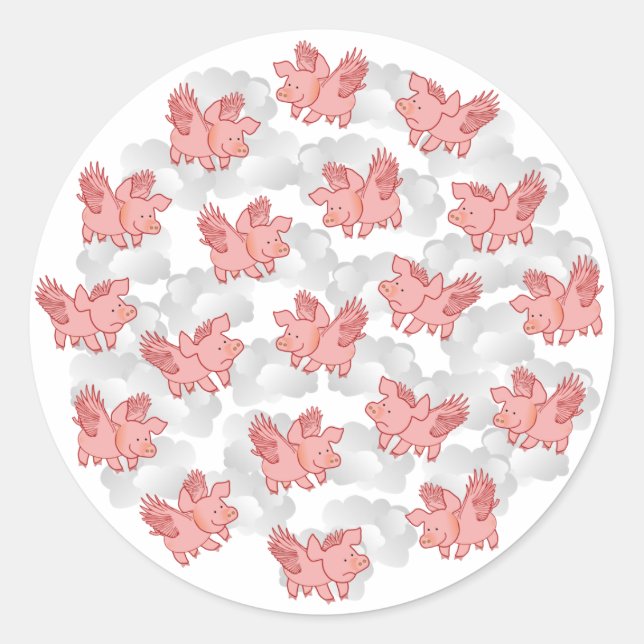 Flying Pigs stickers (Front)