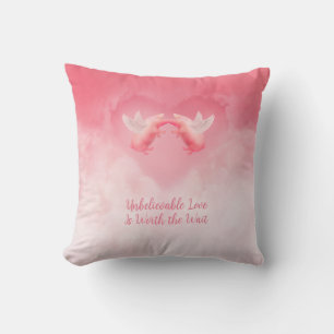 Flying Pigs Unbelievable Love Cushion