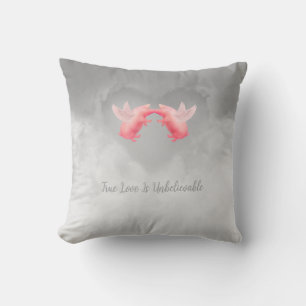 Flying Pigs Unbelievable Love Cushion