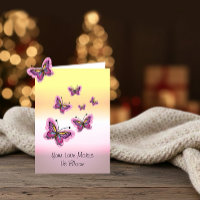 Flying pink butterflies for Mother ‘s Day