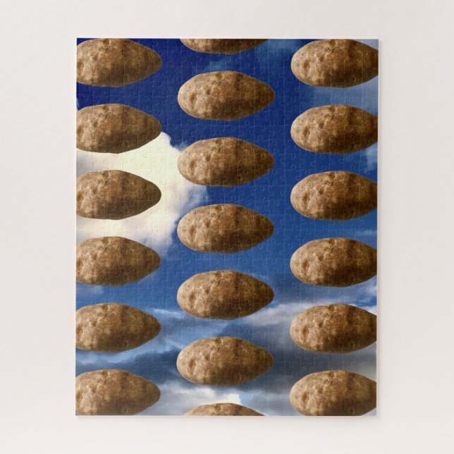 Flying Potatoes Space Potato Invasion Jigsaw Puzzle (Vertical)