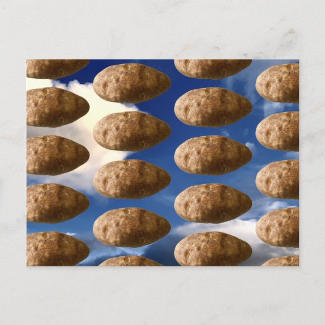 Flying Potatoes Space Potato Postcard (Front)