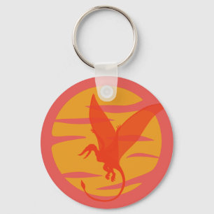 Flying Pterosaur Key Ring