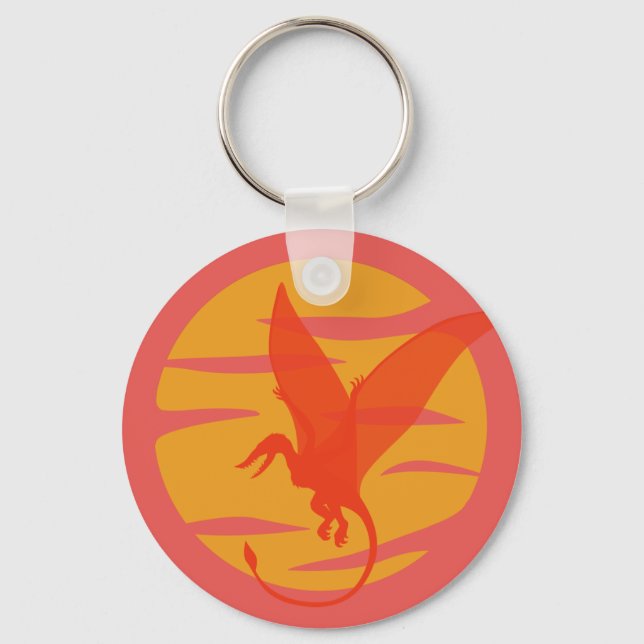 Flying Pterosaur Key Ring (Front)