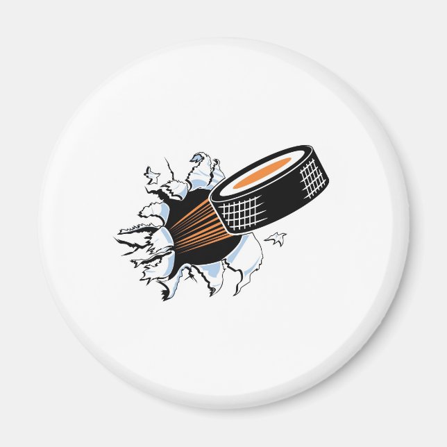 Flying Puck Magnet (Front)