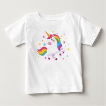 Flying Rainbow Unicorn With Stars