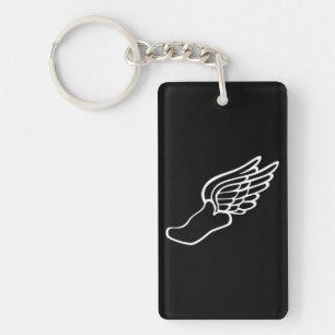 Flying Running Shoe Key Ring