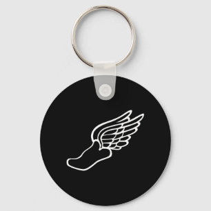 Flying Running Shoe Key Ring