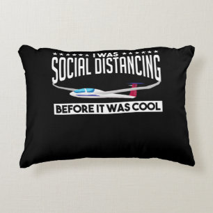 Flying Sailplane Pilot Glider Pilot Lovers Gift Decorative Cushion