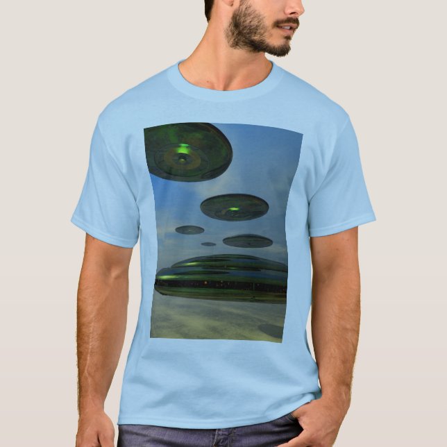Flying Saucer Fleet T-Shirt (Front)