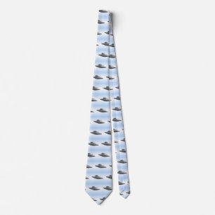 Flying Saucer Pattern Tie
