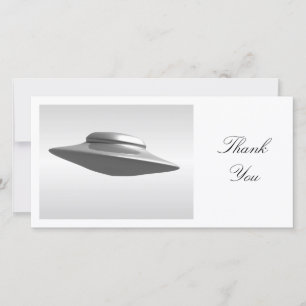 Flying Saucer - Thank You Card