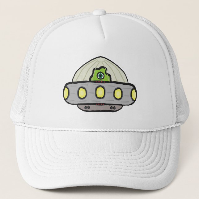 Flying Saucer Trucker Hat (Front)