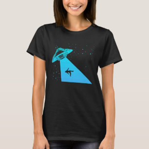 Flying Saucer UFO Astronauts are Aliens 12 T-Shirt