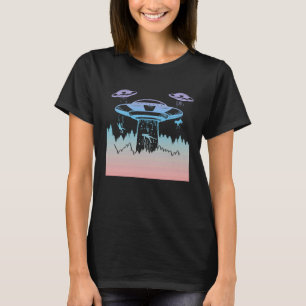 Flying Saucer UFO Astronauts are Aliens 3 T-Shirt