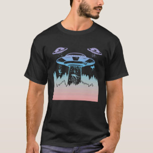 Flying Saucer UFO Astronauts are Aliens 3 T-Shirt