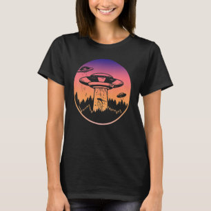 Flying Saucer Ufo Astronauts Are Aliens 5 T-Shirt