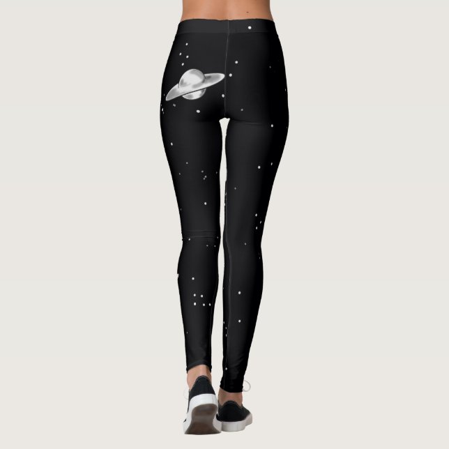FLYING SAUCER, UFO LEGGINGS (Back)