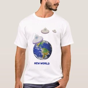 Flying saucers around the world T-Shirt