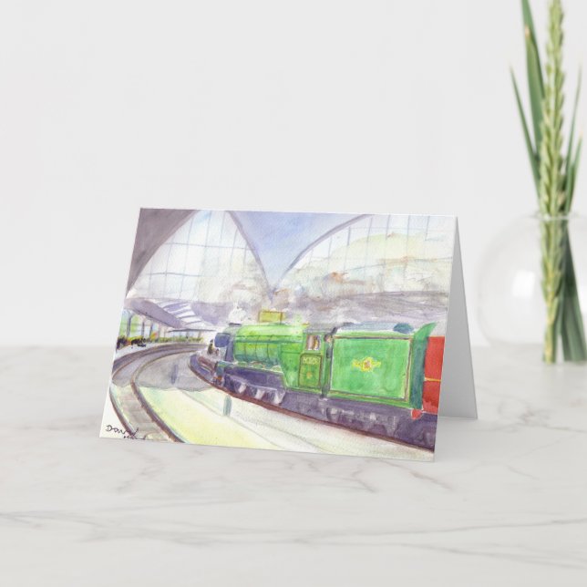 Flying Scotsman Birthday card (Front)