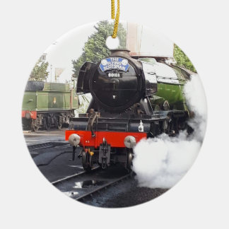 Flying scotsman ceramic ornament