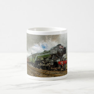 Flying Scotsman  oil Paintedl illustration  Coffee Mug