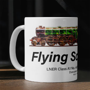 Flying Scotsman Steam Train English Locomotive  Coffee Mug