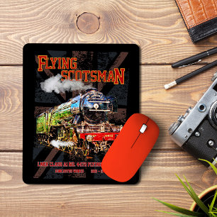Flying Scotsman Steam Train English Locomotive Mouse Pad