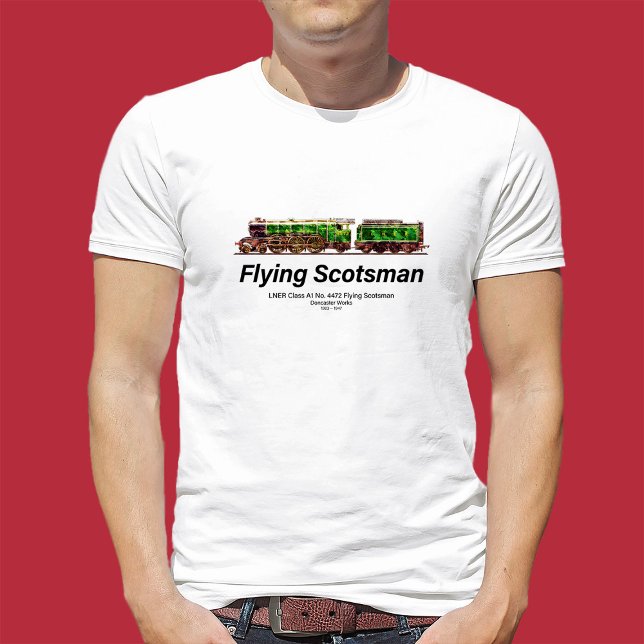 Flying Scotsman Steam Train English Locomotive  T-Shirt (Creator Uploaded)