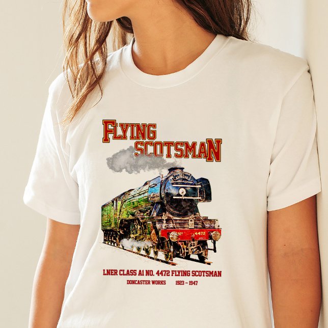 Flying Scotsman Steam Train English Locomotive  T-Shirt (Creator Uploaded)