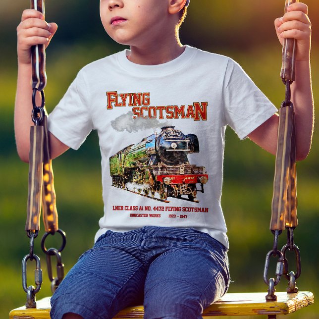 Flying Scotsman Steam Train English Locomotive  T-Shirt (Creator Uploaded)