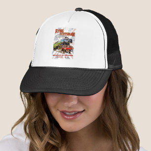Flying Scotsman Steam Train English Locomotive  Trucker Hat