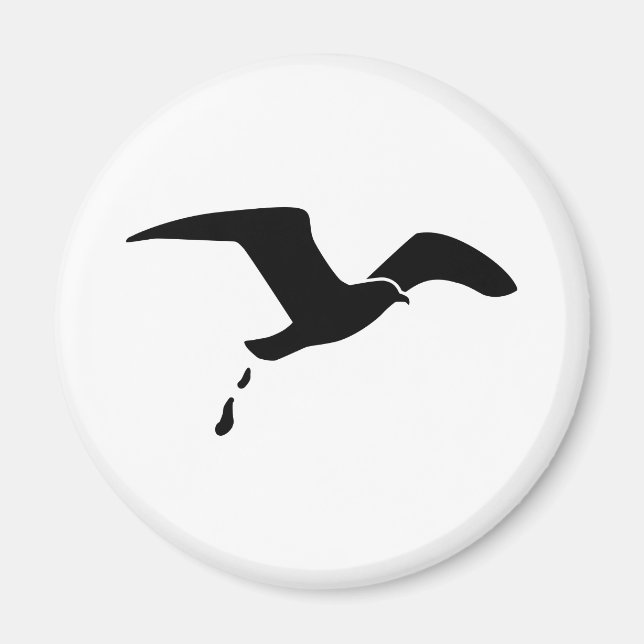 Flying seagull magnet (Front)