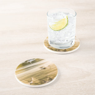 Flying seagulls - abstract coaster