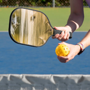 Flying seagulls - abstract pickleball paddle