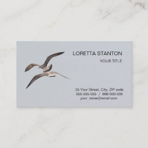 Flying seagulls business card