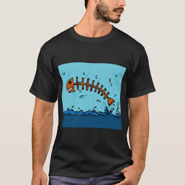 Flying Skelefish T-Shirt (Front)