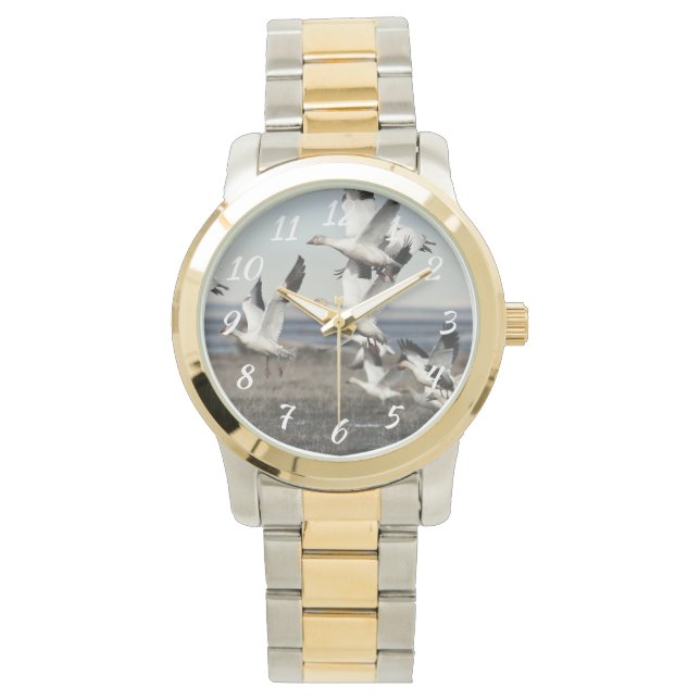 Flying Snow Geese Watch (Front)