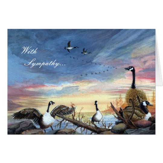 Flying South, With Sympathy... Card