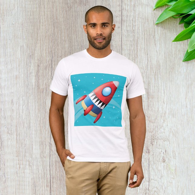 Flying Spaceship Mens T-Shirt (Creator Uploaded)