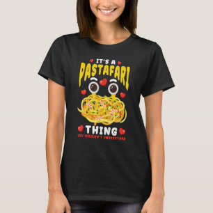 Flying Spaghetti Monster FSM It's A Pastafari Thin T-Shirt