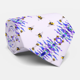 Flying Spring Bee Neck Tie