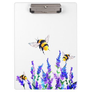 Flying Spring Bees Clipboard