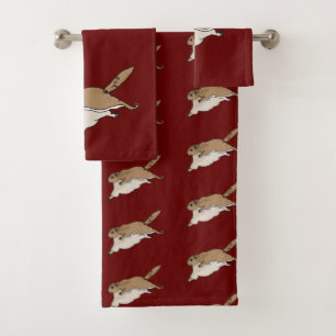 Flying Squirrel Bath Towel Set