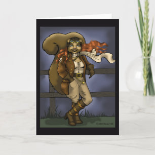 Flying Squirrel Greeting Card