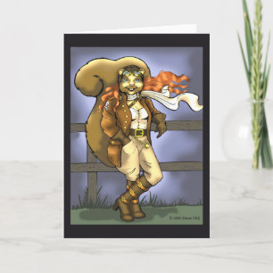Flying Squirrel Greeting Card