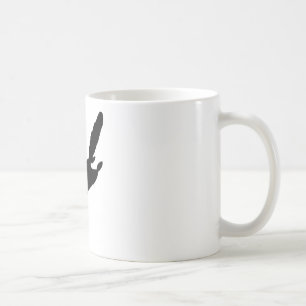 Flying Squirrel Silhouette Coffee Mug